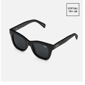 Quay after hours black polarized sunglasses